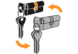 Заміна серцевини замка